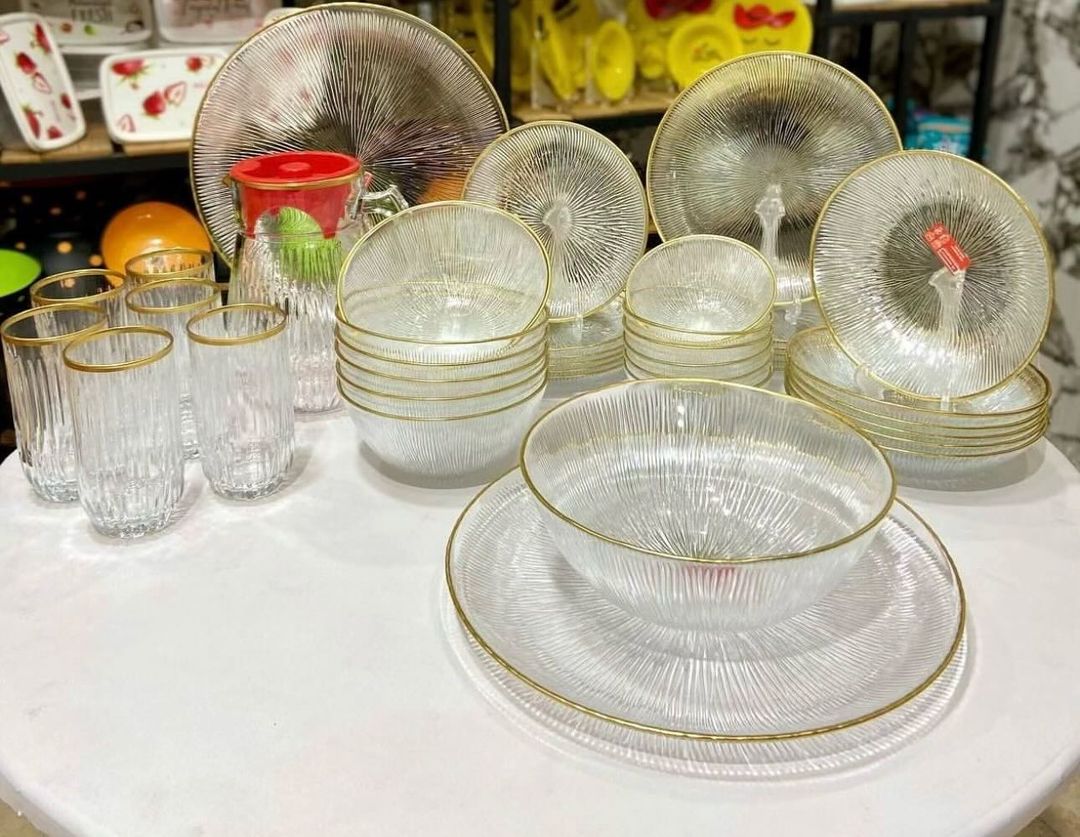 Glass Dinner Set