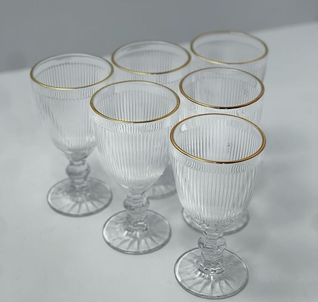 Set Of Six Glass