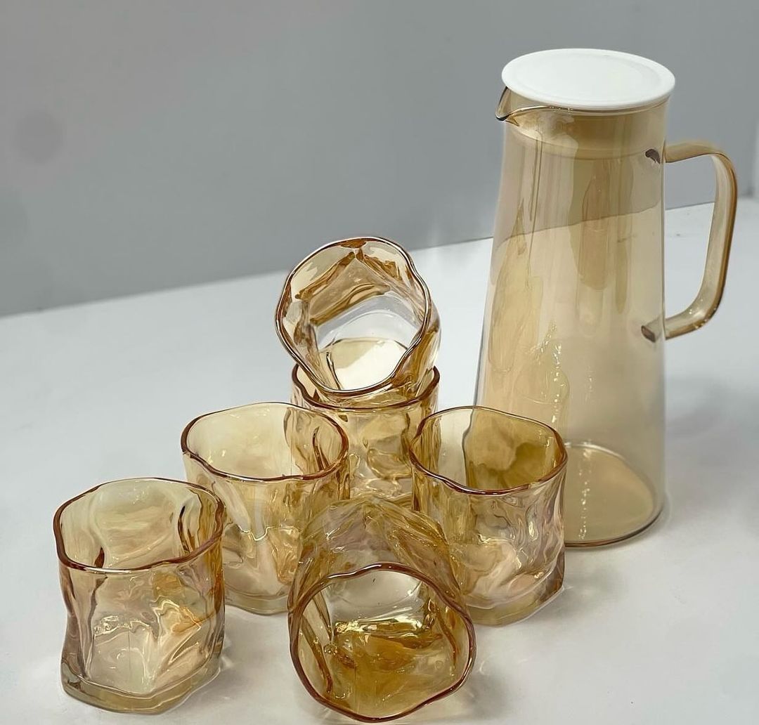 Six Glass And Jug Set