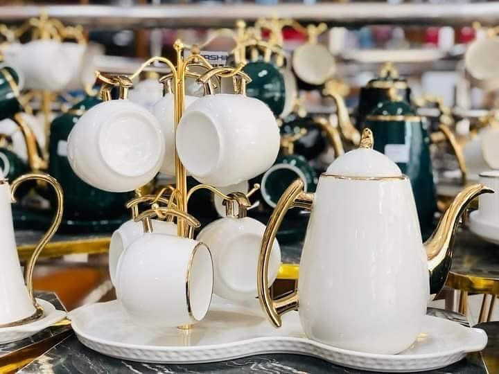 Tea Set In Bone